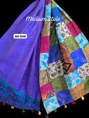 Handmade Silk Stole- While style meets utility-Medium Size-2646