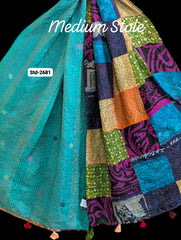 Handmade Silk Stole- While style meets utility-Medium Size-2681