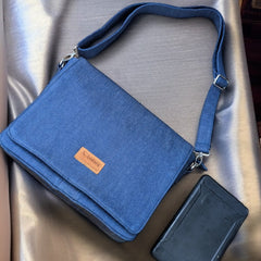 Hazel Bag- iPad / Tab Corporate Office Bag- Feel the Luxury of Denim!