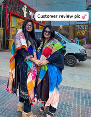 Handmade Silk Stole- While style meets utility-Big Size-1366