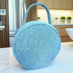 Sakura_Denim Round Bag- Trendy Look with Ample Space