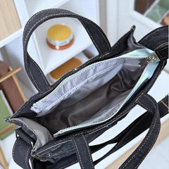 Aqua Denim Casual Bag