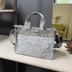 Aqua Denim Casual Bag