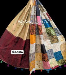 Handmade Silk Stole- While style meets utility-Big Size-1016