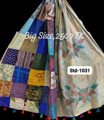 Handmade Silk Stole- While style meets utility-Big Size-1031
