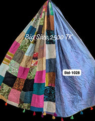 Handmade Silk Stole- While style meets utility-Big Size-1028