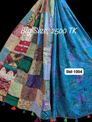 Handmade Silk Stole- While style meets utility-Big Size-1004