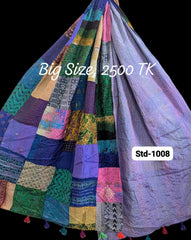 Handmade Silk Stole- While style meets utility-Big Size-1008