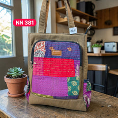 Nandini 2-in-1 Bag (Backpack +Side Bag)-NN381