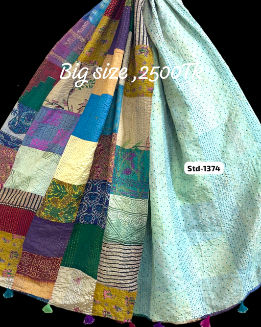 Handmade Silk Stole- While style meets utility-Big Size-1374