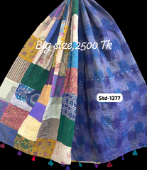 Handmade Silk Stole- While style meets utility-Big Size-1377