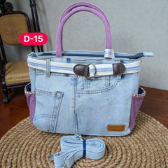 Exclusive Denim Daffodil Bag – Unique in Style - D15