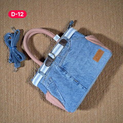 Exclusive Denim Daffodil Bag – Unique in Style - D12