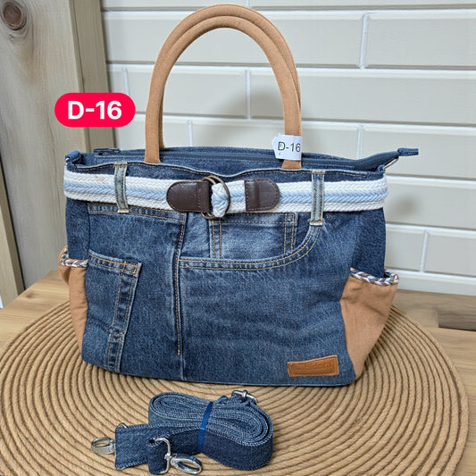 Exclusive Denim Daffodil Bag – Unique in Style - D16
