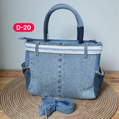 Exclusive Denim Daffodil Bag – Unique in Style - D20