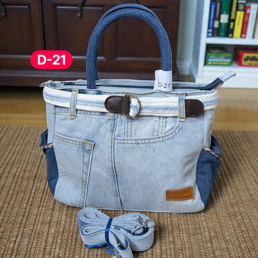 Exclusive Denim Daffodil Bag – Unique in Style - D21