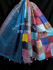Handmade Silk Stole- While style meets utility-Big Size-2390