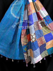 Handmade Silk Stole- While style meets utility-Big Size-2397