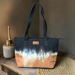 Tulika – Tie-Dye Denim Tote Bag