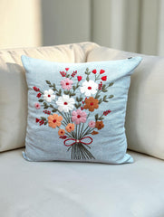 Hand-Stitched No Two Alike Jeans Cushion Cover_ CC-13