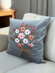 Hand-Stitched No Two Alike Jeans Cushion Cover_ CC-16
