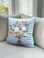 Hand-Stitched No Two Alike Jeans Cushion Cover_ CC-29