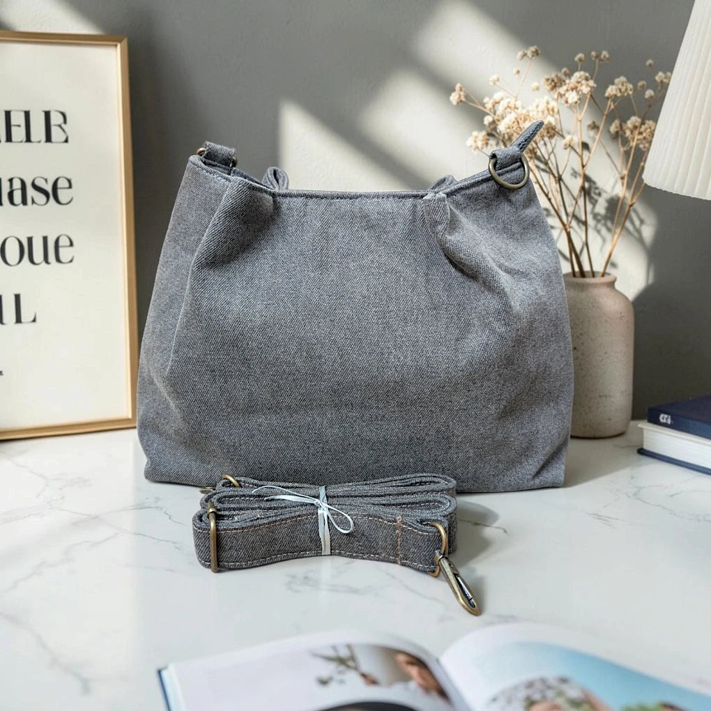 IVY Tote Bag – Stylish & Spacious Denim Tote for Everyday