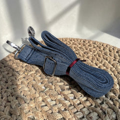 Premium Denim Shoulder Tote Bag Daffodil D-116