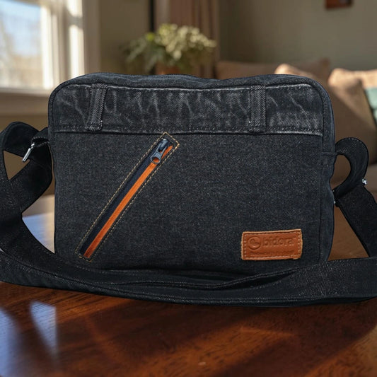 Denim Irish Exclusive Casual Crossbody Bag-Peter-pan