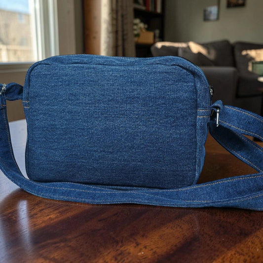 Denim Irish Exclusive Casual Crossbody Bag-Peter-pan