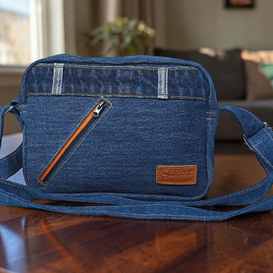 Denim Irish Exclusive Casual Crossbody Bag-Peter-pan