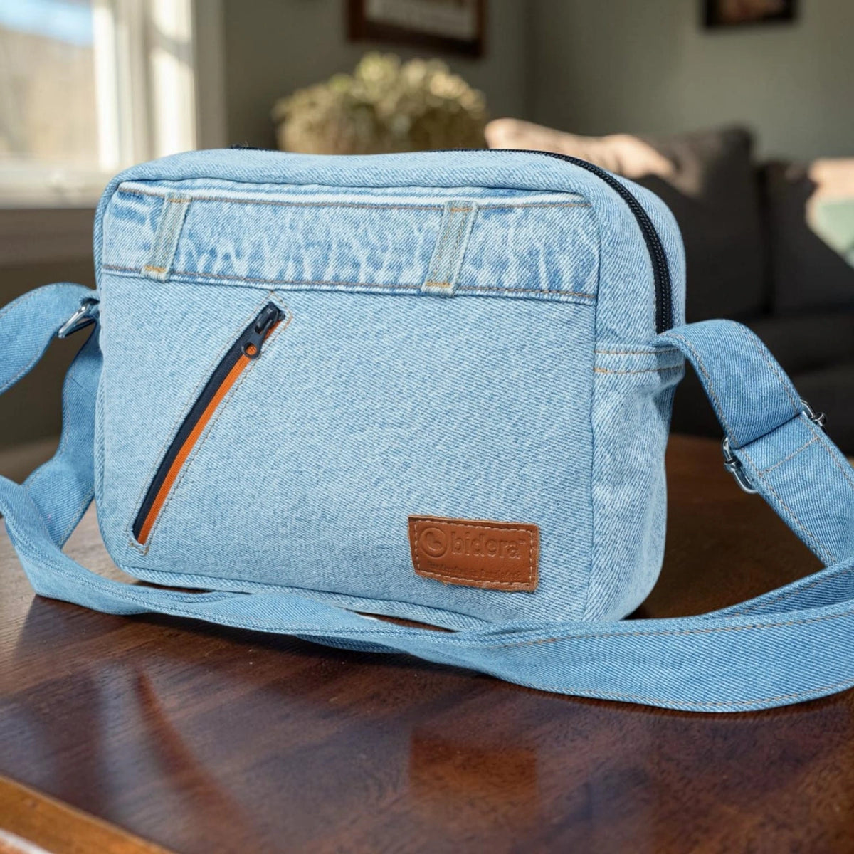 Denim Irish Exclusive Casual Crossbody Bag-Peter-pan