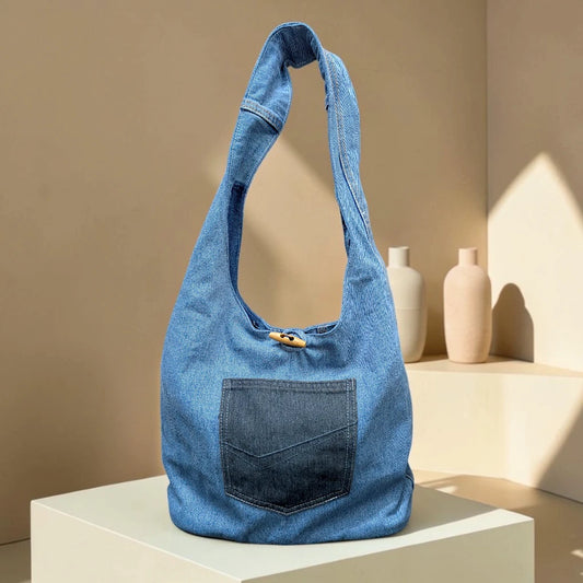 Denim Hippe- Pocket Boho Bag DH-01