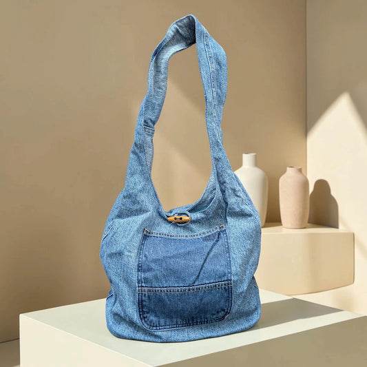 Denim Hippe- Pocket Boho Bag DH-03