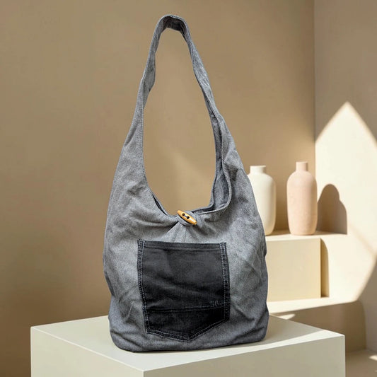 Denim Hippe- Pocket Boho Bag DH-04
