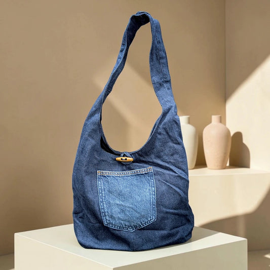 Denim Hippe- Pocket Boho Bag DH-05