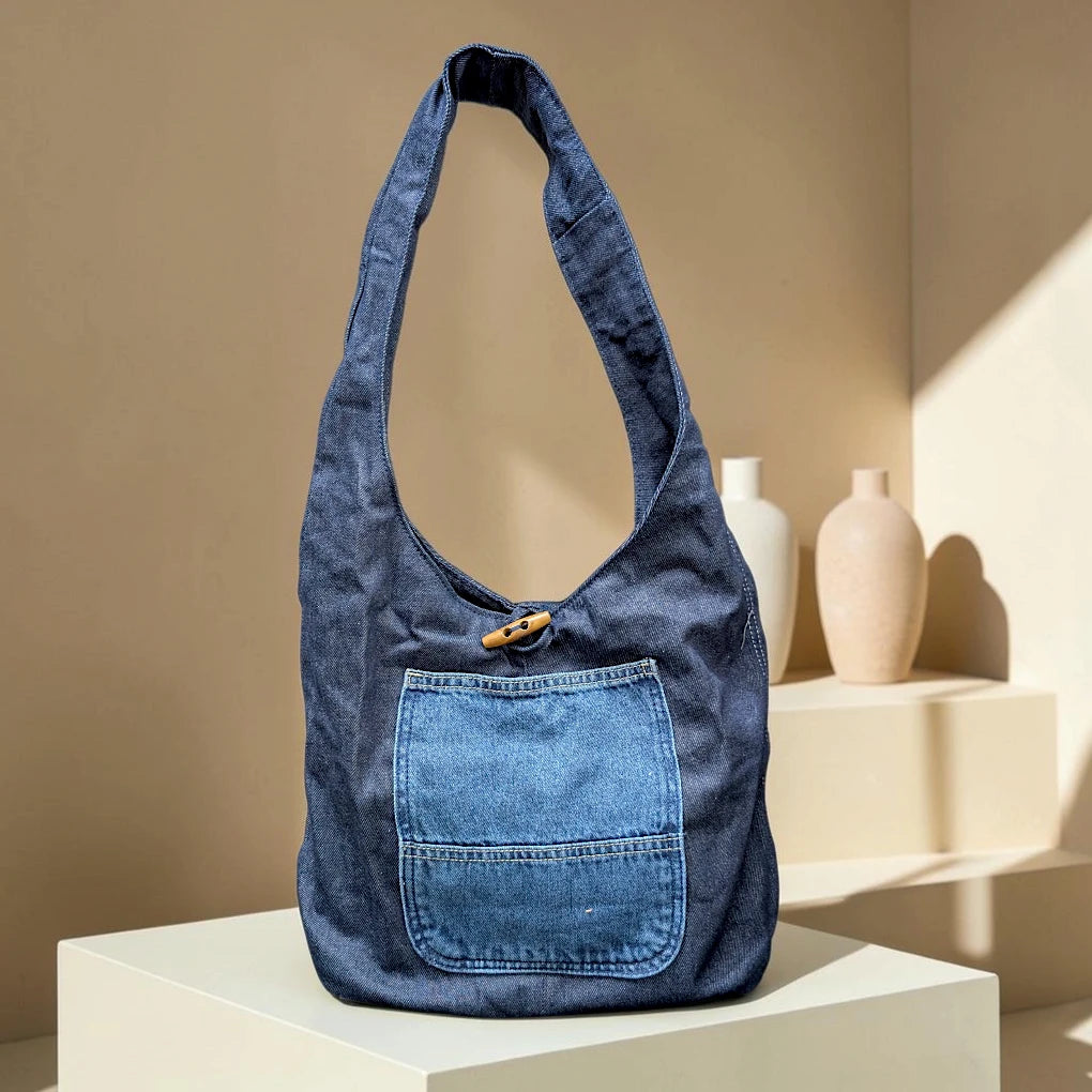 Denim Hippe- Pocket Boho Bag DH-13