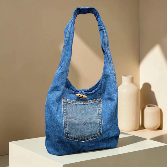 Denim Hippe- Pocket Boho Bag DH-18