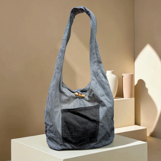 Denim Hippe- Pocket Boho Bag DH-21