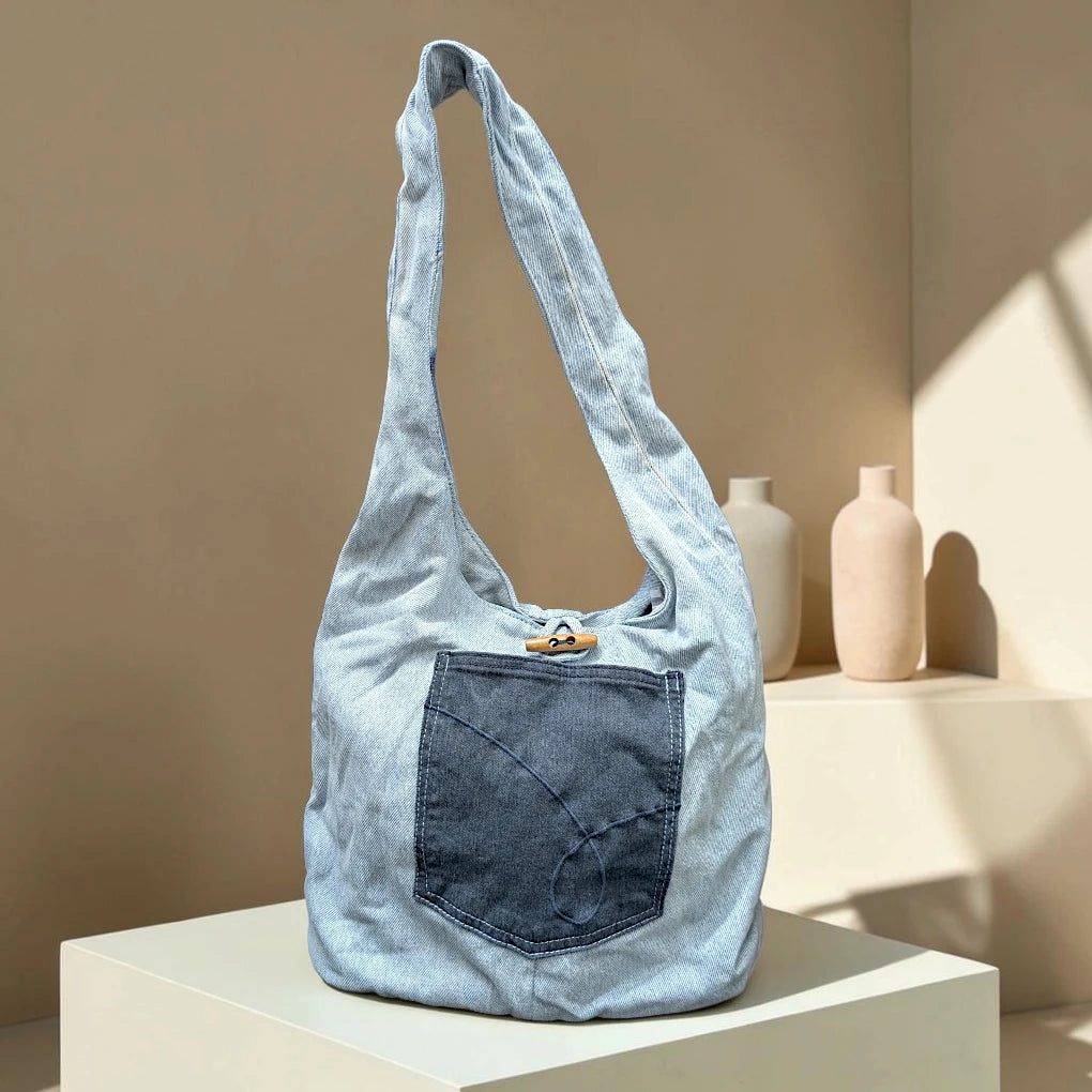 Denim Hippe- Pocket Boho Bag DH-27
