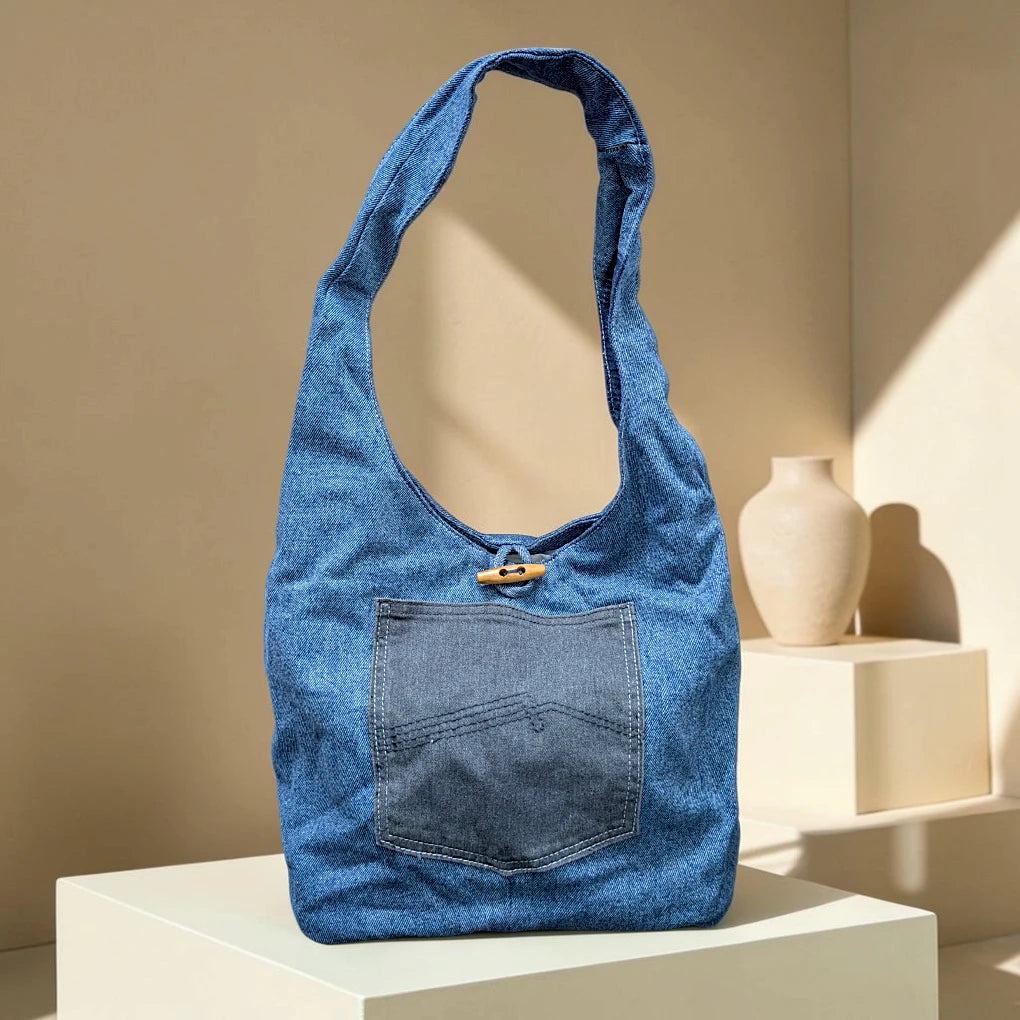 Denim Hippe- Pocket Boho Bag DH-29