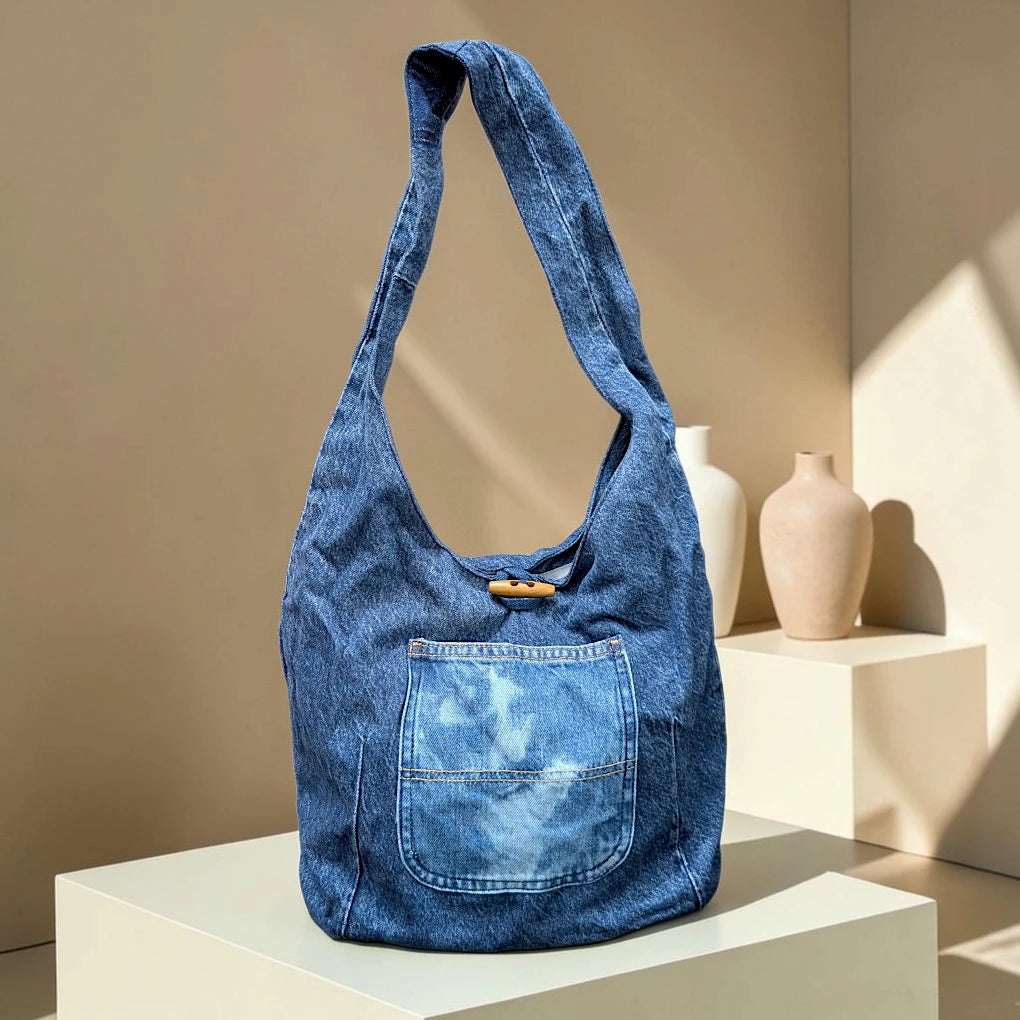 Denim Hippe- Pocket Boho Bag DH-30