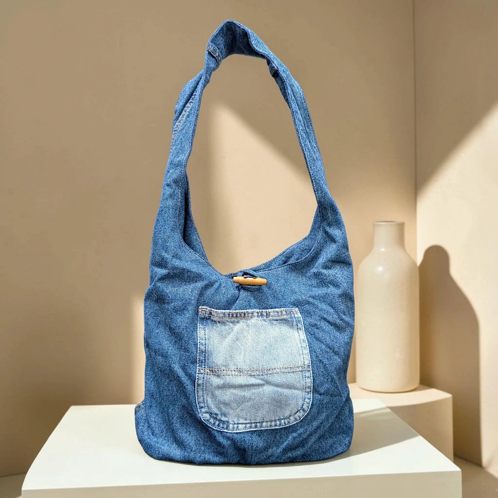 Denim Hippe- Pocket Boho Bag DH-32