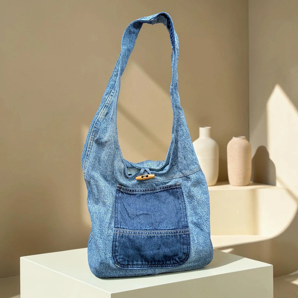 Denim Hippe- Pocket Boho Bag DH-37