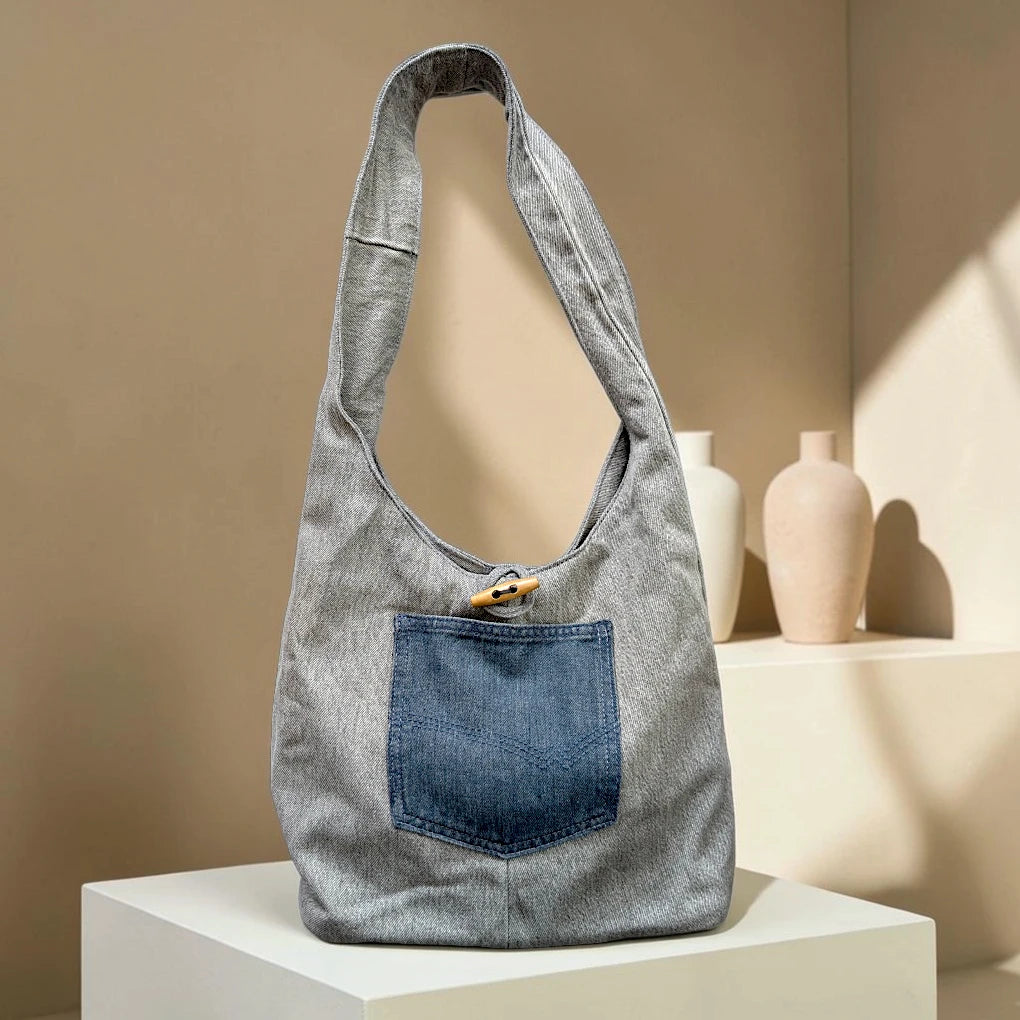 Denim Hippe- Pocket Boho Bag DH-38