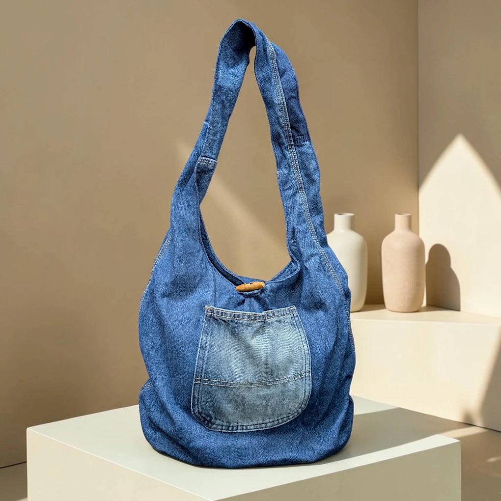 Denim Hippe- Pocket Boho Bag DH-40