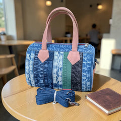 Duffle Bag – Kajolrekha Premium Patchwork Denim Duffle Bag