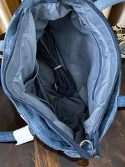 Irha-Patchwork Denim Tote Bag-E04