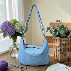 Freya Bag- Spacious Crossbody Most Loved Denim Bag!