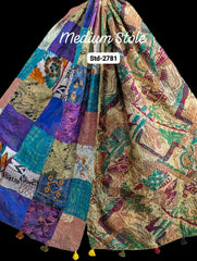 Handmade Silk Stole- While style meets utility- Medium Size-2781